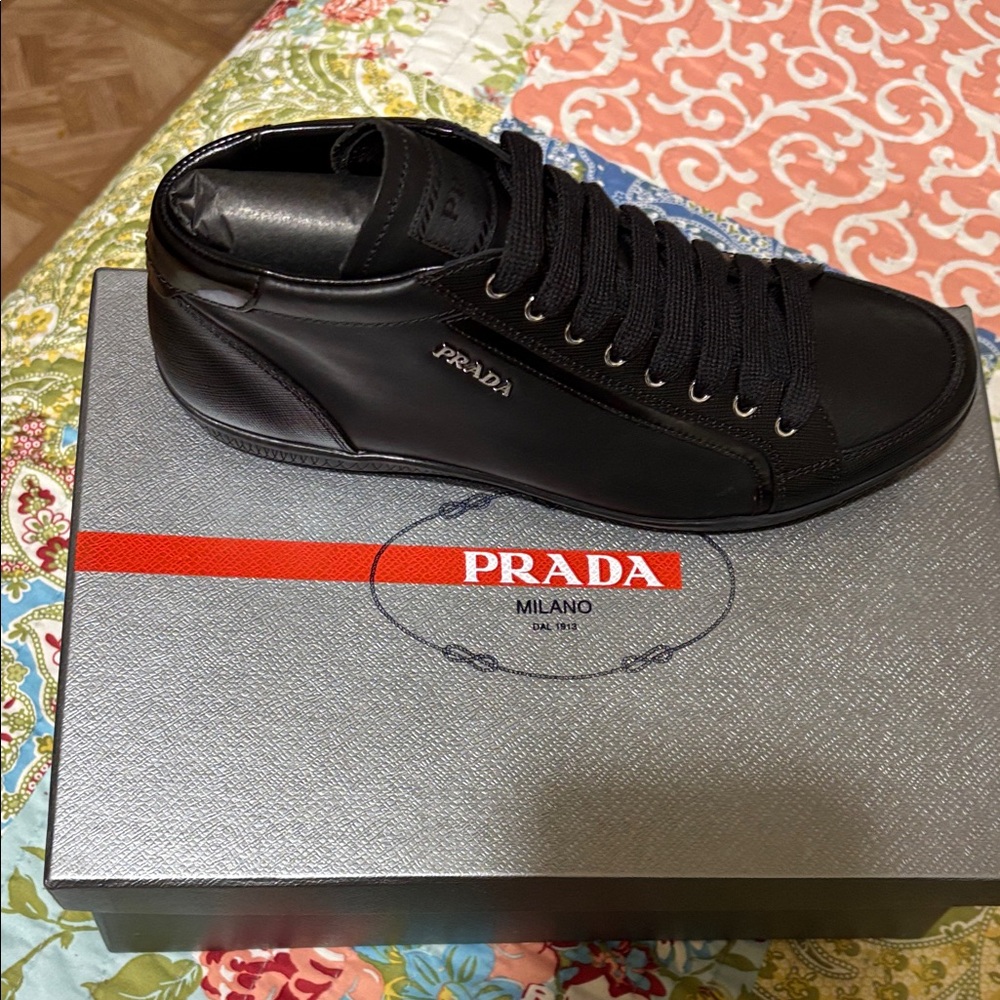 Prada Men's Black Sneakers